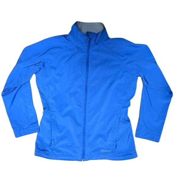 MARMOT Women's Levity Jacket Brilliant Blue Water Repellant Windbreaker Size M - Picture 5 of 11
